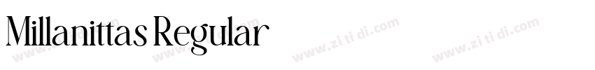 Millanittas Regular字体转换